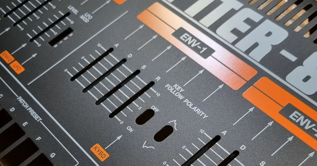 Restored Jupiter-8 panel detail