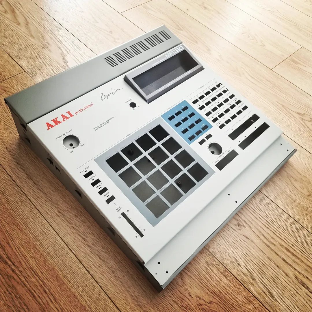 Restored Akai MPC60 silver panel