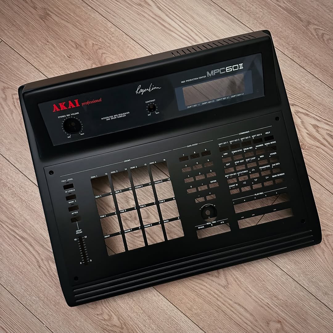 Akai MPC60II black panel restored